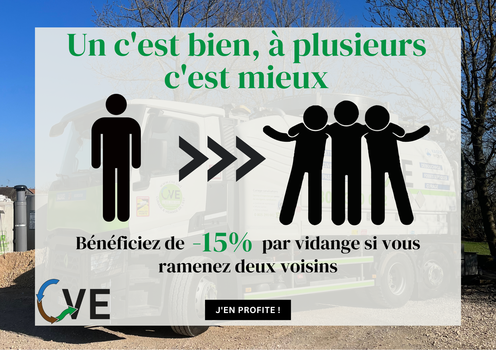 TARIF DE REGROUPEMENT | CVE SARL L’entretien de mon assainissement non collectif Riedisheim 1